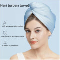 custom printed hair dry towel satin turban wrap